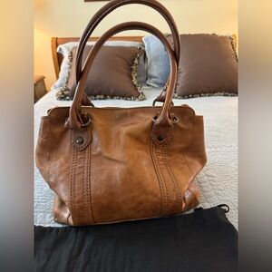 Frye Brown Leather Tote Bag